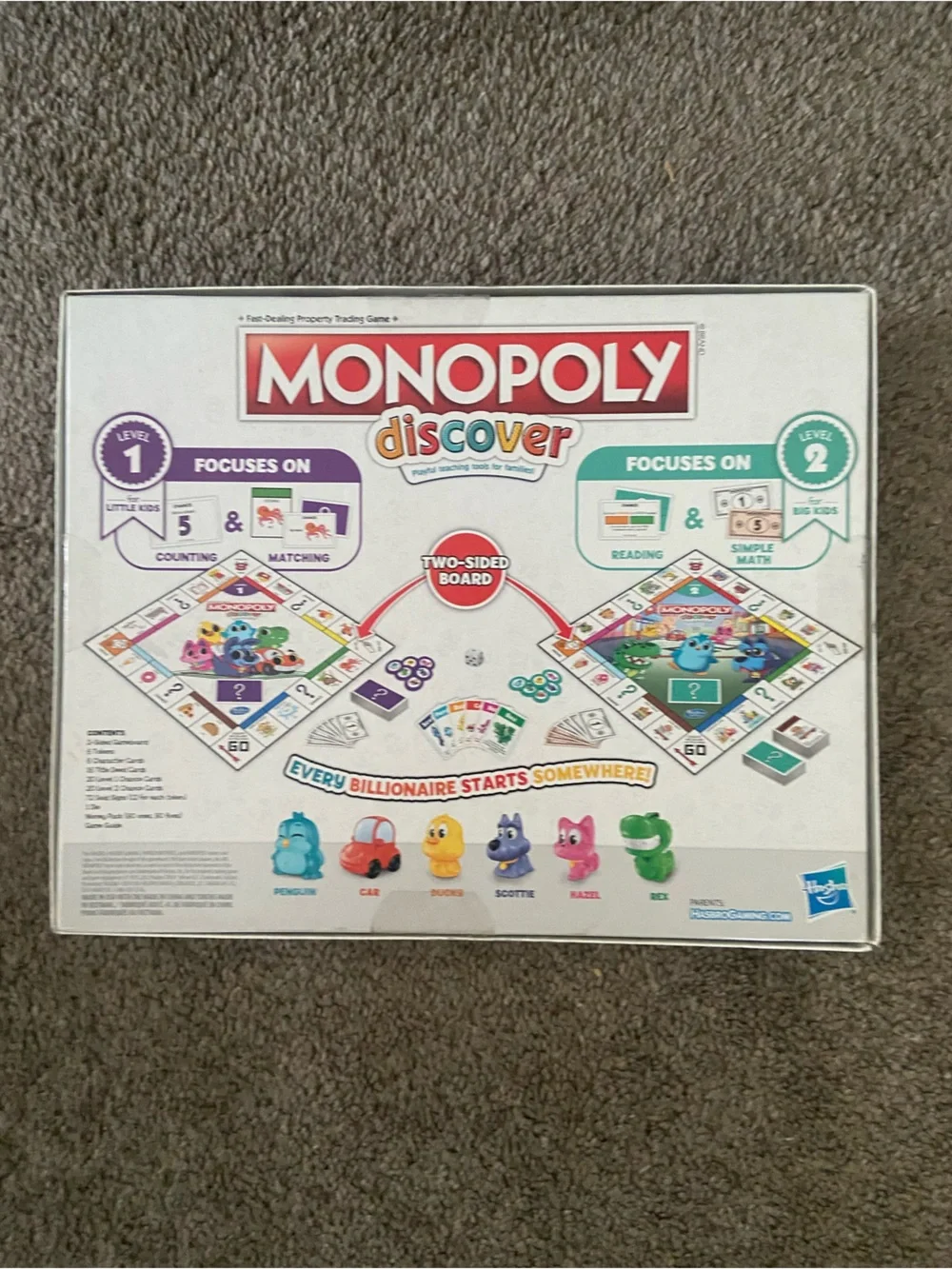 MONOPOLY Discover Kids Board Game